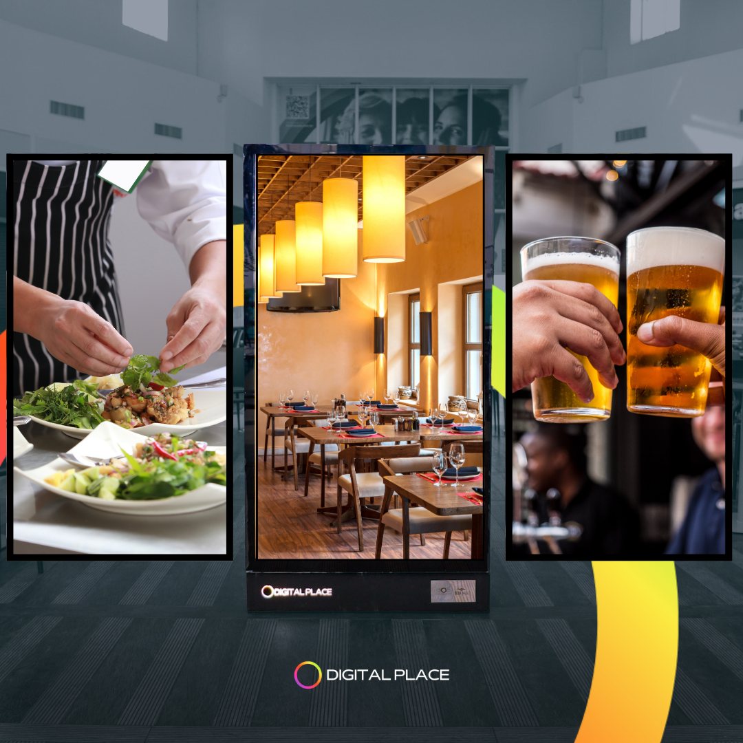 Anúncio Restaurante Painel de LED Capim Dourado - Digital Place